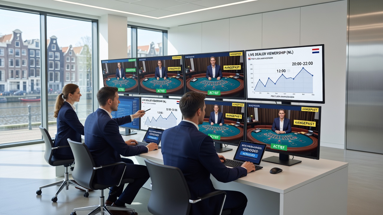 Live dealer tafels in Nederlandse casino's tijdens sport piekperiodes